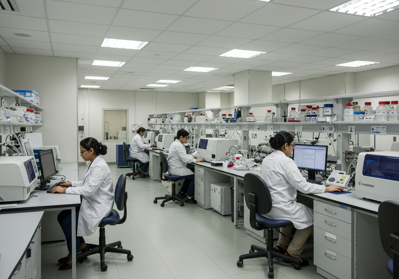State-of-the-art Indian pharmaceutical R&D laboratory in Ahmedabad